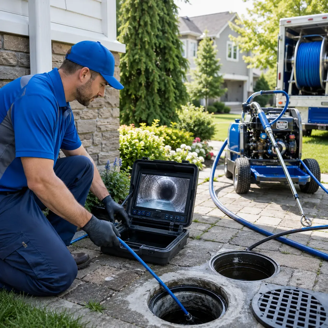 Outdoor drain cleaning professionals serving Falls Mills, VA